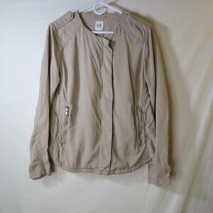 GAP Large Lyocell Utility Jacket Beige/Sand